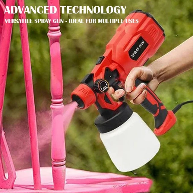 800ML Elektrische Farbspritzmaschine 500W HVLP Handspritzpistole Malwerkzeug[