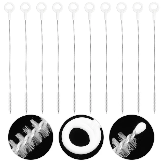 10 Pcs Spazzola Per Cannuccia Spazzola Di Paglia Inossidabili