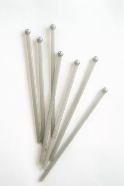 1000 Flat ball Cocktail Stirrers Swizzle Sticks Stick 6" Silver Drink Bar Party