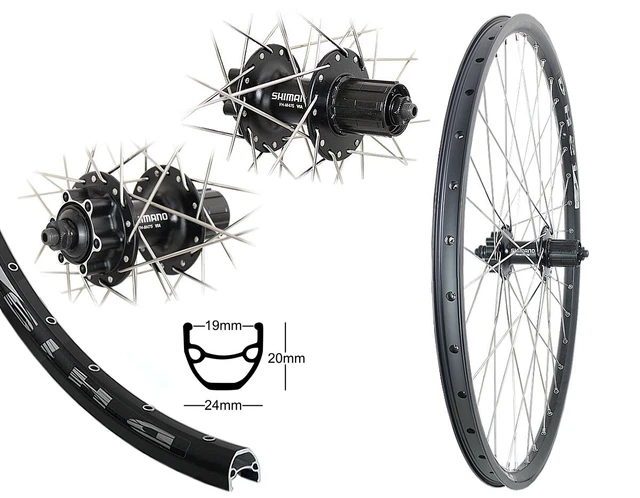 Hinterrad 28 Zoll Mit Zahnkranz 7 Fach Scheibenbremse HINTERRAD 28 ZOLL 19-622 Hohlkammer Disc Shimano Scheibenbremse 6-Loch