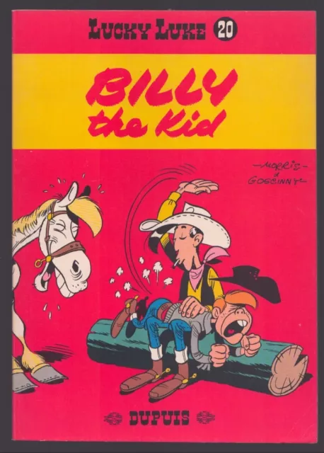 Morris / Goscinny . Lucky Luke N°20 . Rééd. Brochée . 1979 . Billy The Kid .