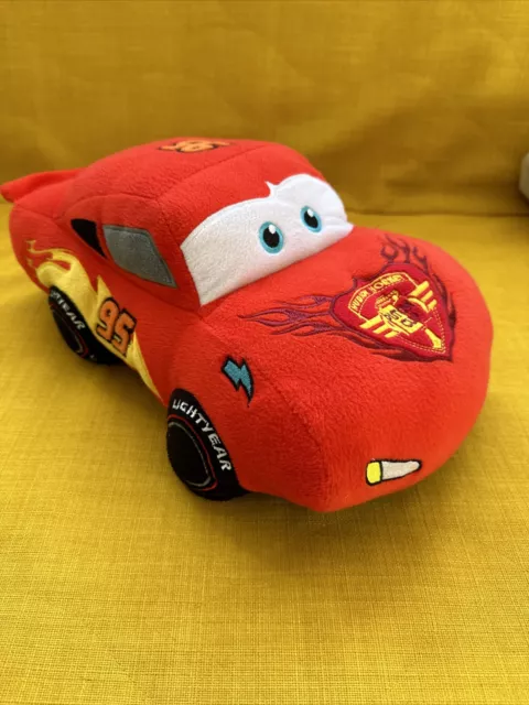 Disney Store Pixar Lightning McQueen Plush Soft Toy Cushion from Cars