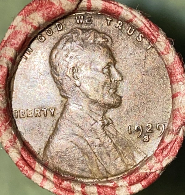 1 US Lincoln Wheat Cent 1C Penny Roll 1917-D/1929-S (50 Coins) 40%+ Pre-1940 2