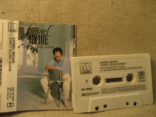 MC - Lionel  Richie: Can't Slow Down - 1983 UK   (Kassette)