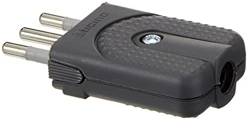 BTicino Set 4 Spine Volanti Schuko - Salvaspazio Con Standard Italiano/Tedesco, Uscita Cavo Antracite - Foto 5