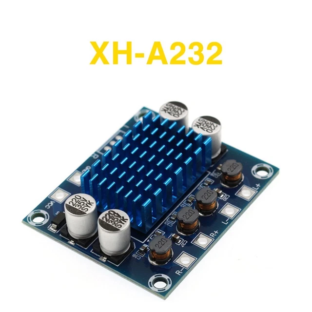 Carte Ampli Audio Numérique PAM8610 15W+15W – 12V, Classe D, Pour MP3, PC, Haut-parleurs 4-8Ω