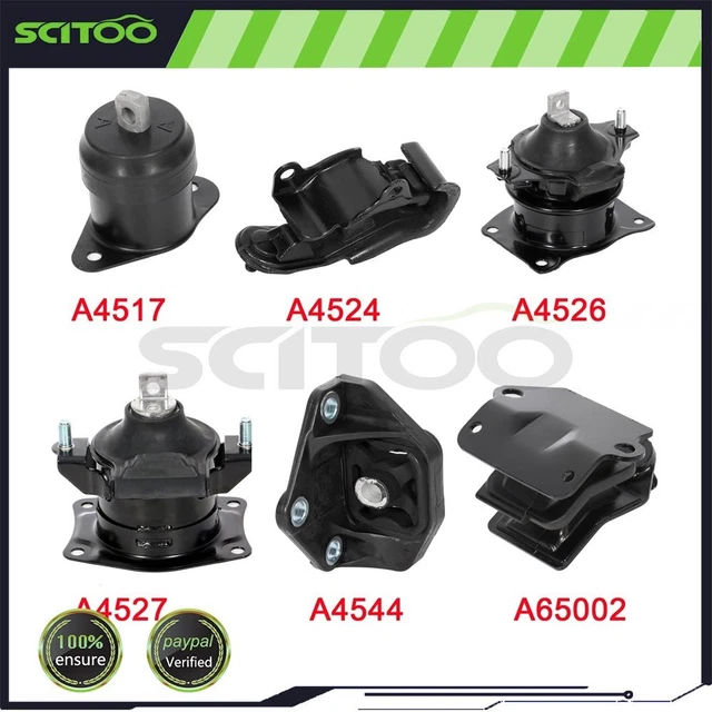 SCITOO AUTO FRONT Rear Engine Trans Mount 6Pcs For 20042006 Acura TL 3