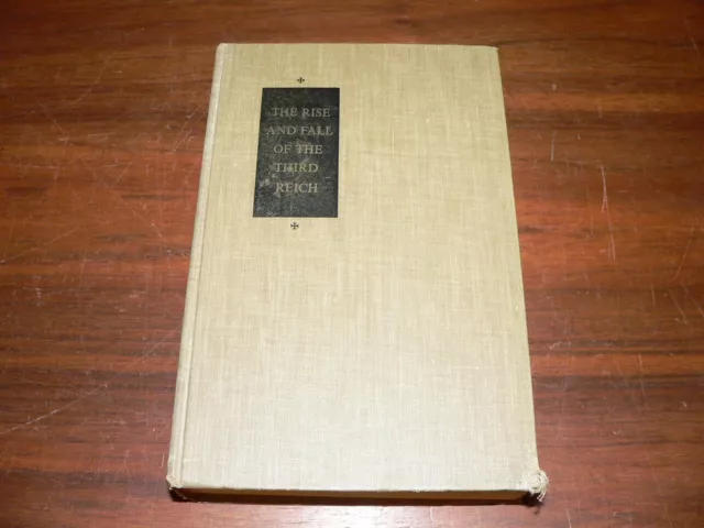 Vintage 1960 The Rise and Fall of the Third Reich by William Shirer HC Book, 4th