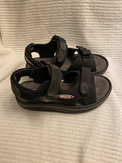 Mbt Kisumu Sandals Physiological Rocker Toner Black Unisex W:9 M:7 Mbt Kisumu Sandals Physiological Rocker Toner Black Unisex W:9 M:7