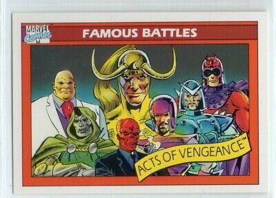 Acts of Vengeance 1990 Impel Marvel Universe Series 1 #105 Trading Card