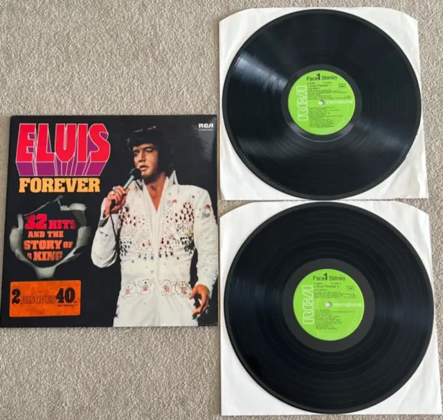 Elvis Presley  - Elvis Forever 32 Hits   Vinyl  Records x 2  - France  PJL2-8024