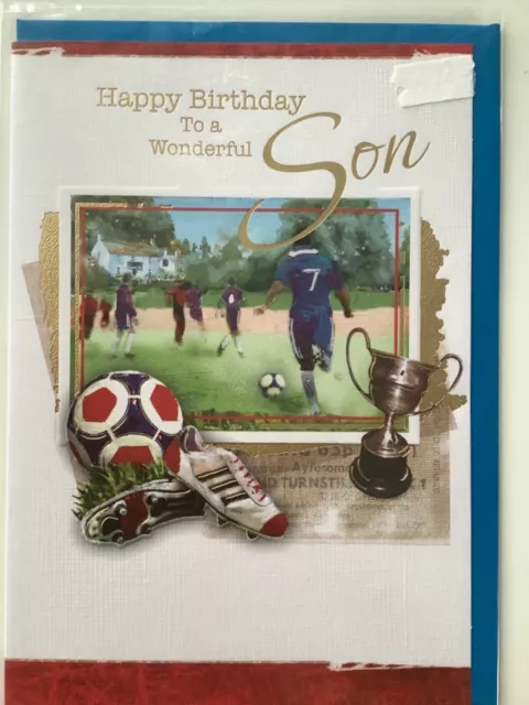 SOHN GEBURTSTAGSKARTE... ALLES Gute zum Geburtstag zu einem wunderbaren