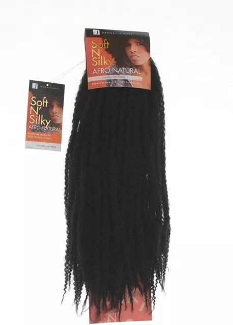 2x Sensational Soft n Silky - Afro Kinky Twists Hair - *MARLEY HAIR* 2 PAQUETES