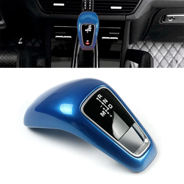 1 Pz Cover Manopola Cambio ABS Blu Finitura per Porsche Cayenne 2018-2021 GZ