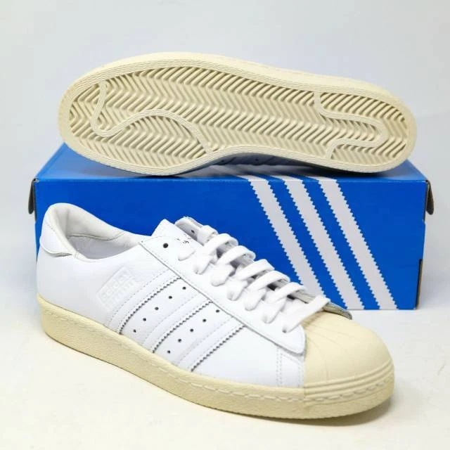 Adidas Superstar 80s Recon EE7392 Baskets Blanches 45 1/3 EUR/ 10,5 UK/ 11 US