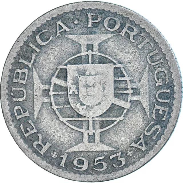 [#1356597] Coin, Angola, 2-1/2 Escudos, 1953