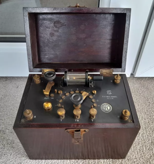 Rare 1920's Ediswan BBC Crystal Set Radio Receiver