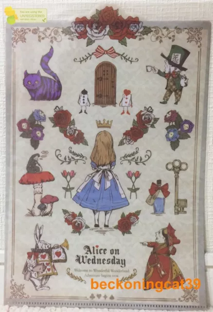 Alice am Mittwoch Aktenordner im A4-Format Classic Wonderland Adventure...