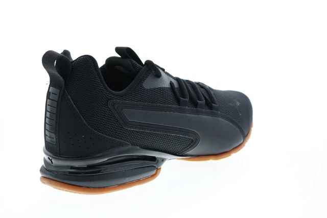 Puma Axelion NXT 19565606 Mens Black Canvas Athletic Running Shoes 8