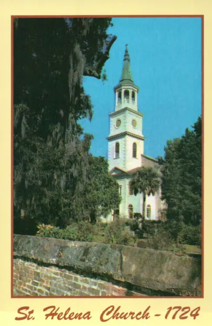 St. Helena Episcopal Church Beaufort South Carolina Civil War Hospital, Postcard