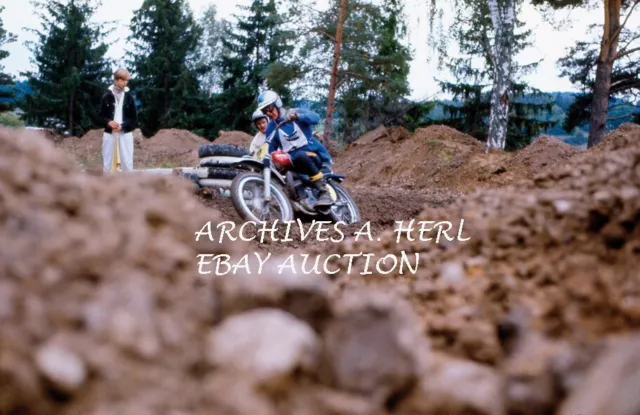 Husqvarna 1970s moto-cross race Torsten Hallman photograph motorcycle photo race