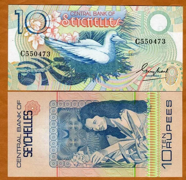 Seychelles, 10 rupees, ND (1983), P-28, UNC