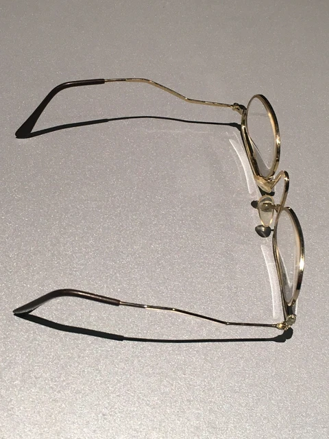 Reading Vintage Golden Glasses Adjustable Made in Taiwan Rare