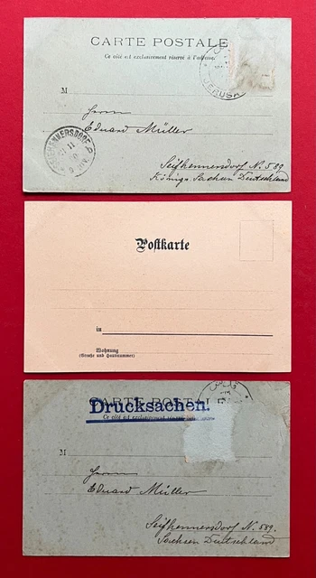 3 x AK Israel 1900 Jerusalem und Bethlehem   ( 120145 2