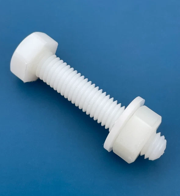 thumbnail image 2 of 1000pcs/lot DIN934 Transparent Insulated Hex Hexagon Nut M2 M2.5 2 of 10