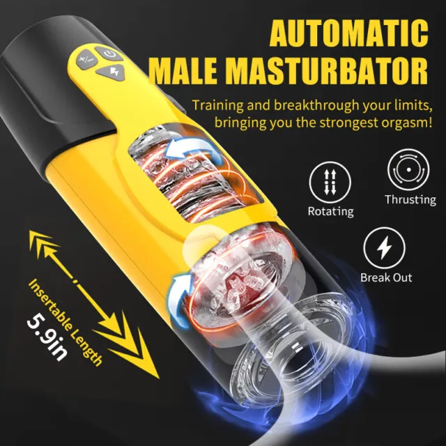 Male-Masturbatrs-Automatic-HandsFree-Sex-Rotating-Cup-Thrusting-Stroker-Men-Toy