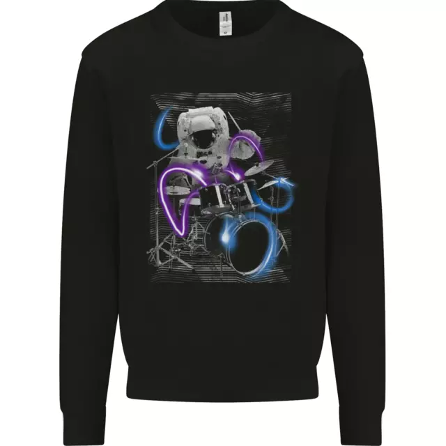 Felpa Maglione Astronaut Batterista Batteria Batteria Bambini