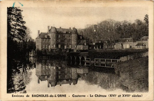 CPA AK Env. de BAGNOLES-de-l'ORNE - COUTERNE - Le Chateau (XVI et XVII (355444)