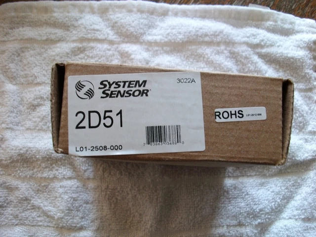 Duct Smoke Detector Head, Conventional, Photo. System Sensor Model #2D51