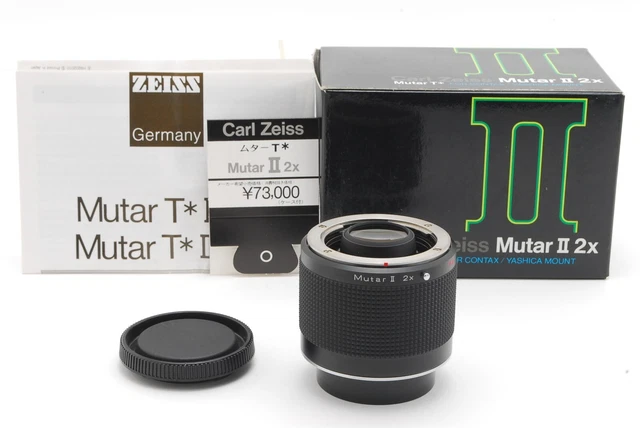 [Near Mint] Contax Carl Zeiss Mutar ii 2x T* Teleconverter Lens C/Y w/Box #0954