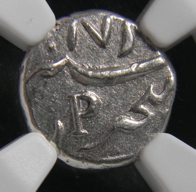 French India Mahe 1738-1792 Silver Fanon  NGC MS 62