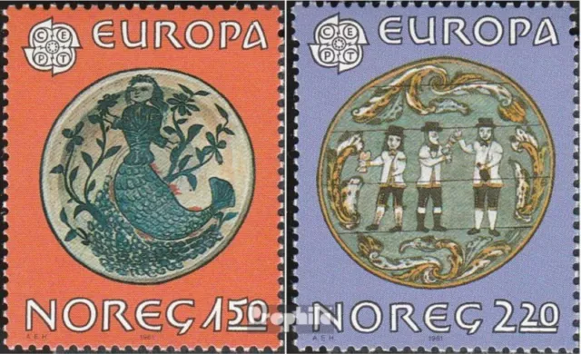 Norway 836-837 (complete issue) unmounted mint / never hinged 1981 Europe: Folkl