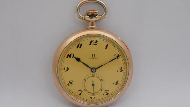 orologio da tasca funzionante argento OMEGA 1925 silver pocket watch works