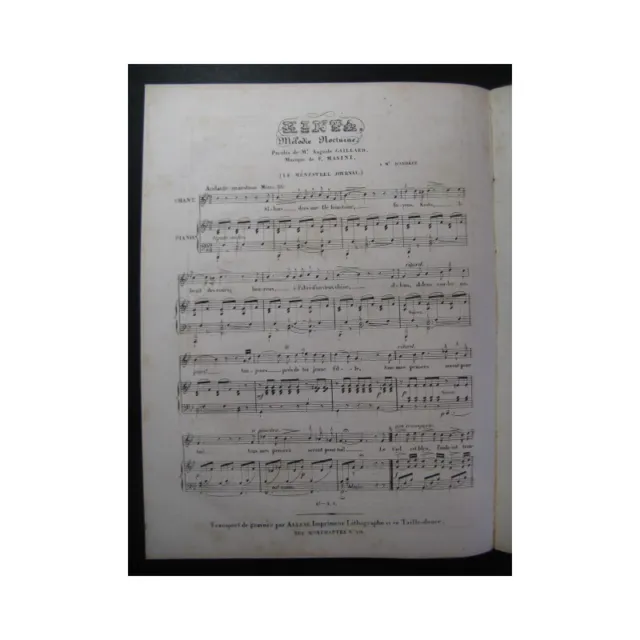 MASINI F. Kinta Piano Chant 1835 3