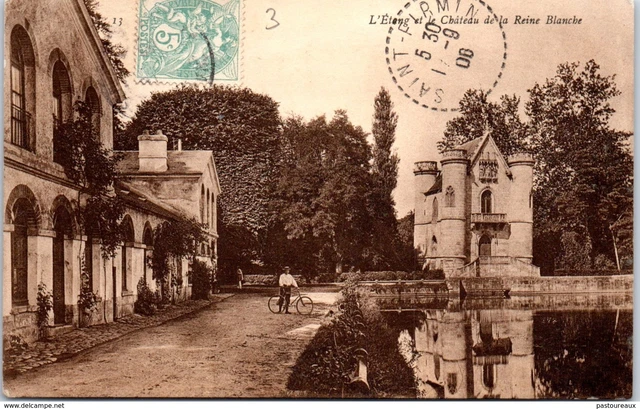 60 COYE LA FORET - L'etang et le CHATEAU de la Reine blanche PAST/4228