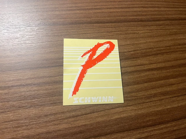🍀Nos Original 87/88 Schwinn Predator Qualifier Red Head Decal Old School Bmx