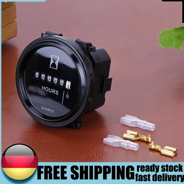 Timer macchina rotondo contatore ore 10 V-80 V per motore navale