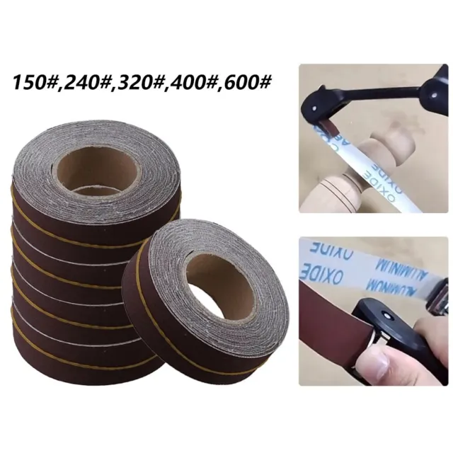 Papel de lija rollo de papel abrasivo cinta de pulido papel abrasivo antiestiramiento