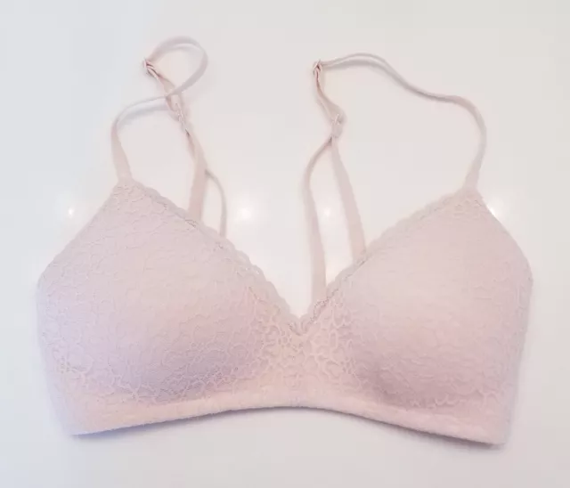 NEW Aerie AE 32C NEW Real Sunnie Wireless Bra Lightly Lined Lace