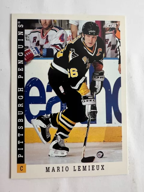1993-94 Pinnacle #230 Mario Lemieux Pittsburgh Penguins