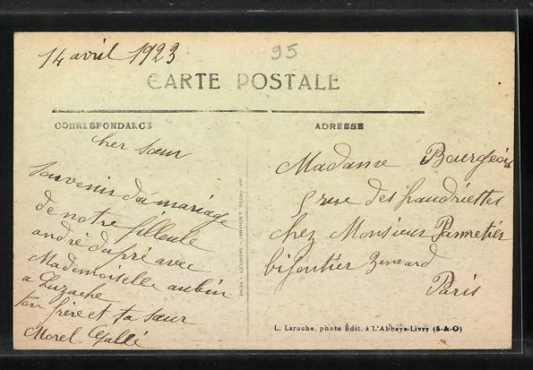 CPA Luzarches, L´Eglise 2