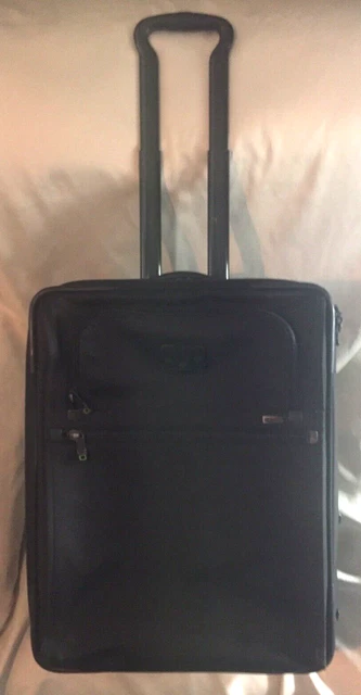 Tumi Alpha Continental 21" Carry-On 22021DH Black w/ Green Trim Luggage Suitcase 2