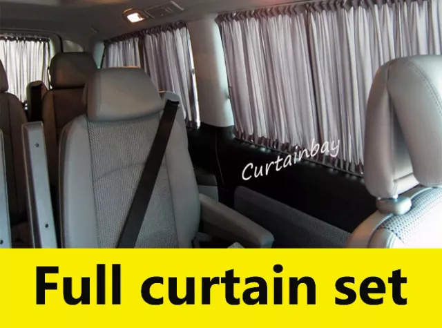 Mercedes Viano Vito 639 curtains camper curtain set black