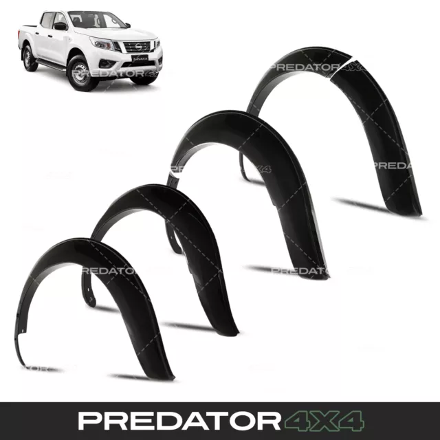 55mm GLÄNZEND SCHWARZ RADLÄUFE KOTFLÜGEL FLARE KIT FÜR NISSAN NAVARA D23 NP300 14-20