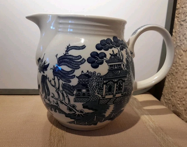 Blue Willow Churchill China Cream Jug, Made In England By - View #5