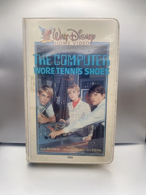 THE COMPUTER WORE Tennis Shoes VHS Kurt Russell Walt Disney Home Video ...